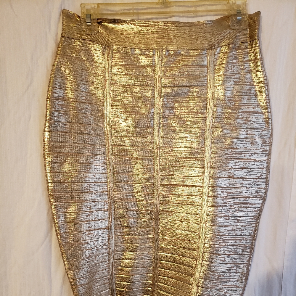 Gold Shimmer Skirt